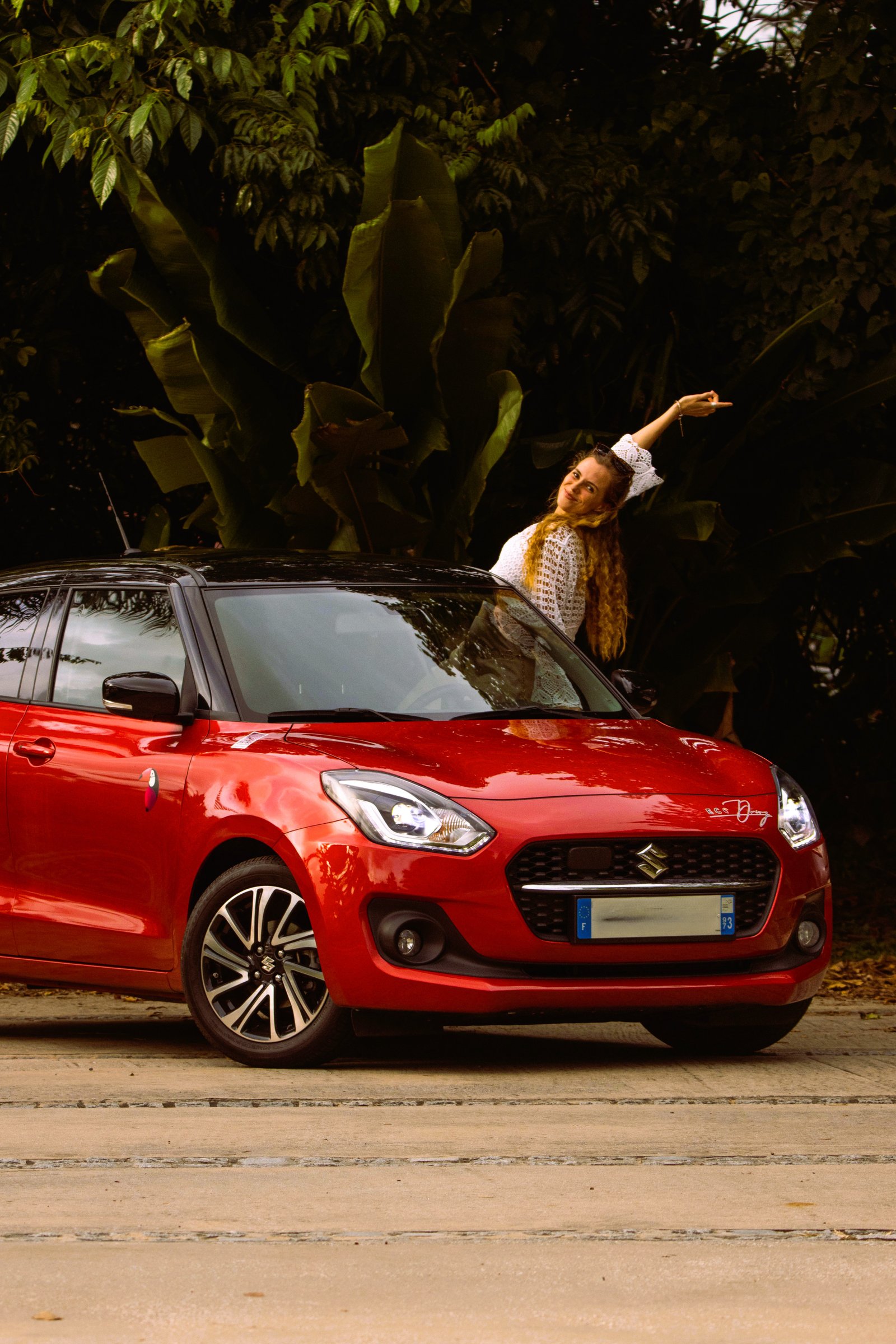 Suzuki Swift Hybride — location de voiture en Guyane avec Ecodrivy